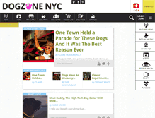 Tablet Screenshot of dogzonenyc.com